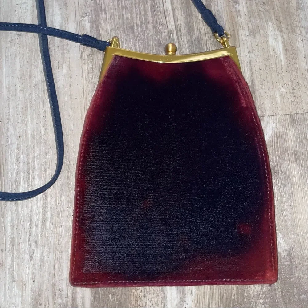 Enzo angiolini velvet evening bag